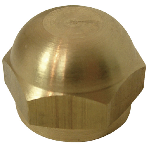 Flare Cap - Brass - 45° - 1/2"