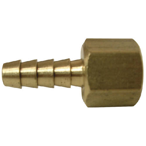 Raccord cannelé, laiton, 3/8" x 3/8", cannelé x FIP