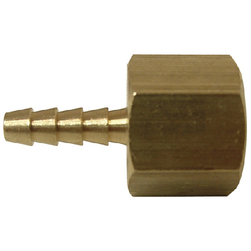 Raccord cannelé, laiton, 1/2" x 1/2", cannelé x FIP
