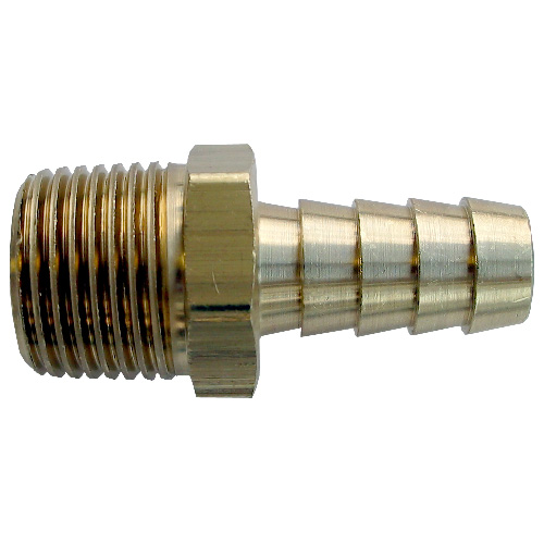 Raccord cannelé, laiton, 5/8" x 3/4", cannelé x MIP