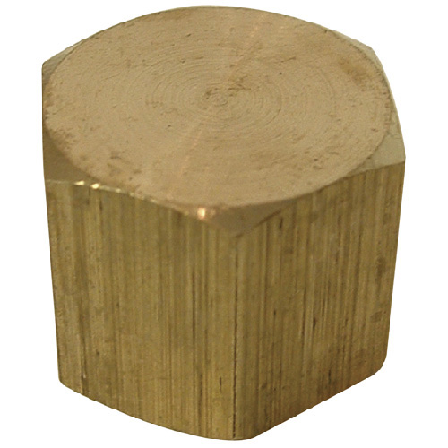 Pipe Cap - Brass - 1/8" - FIP