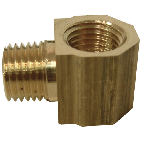 Coude mâle-femelle, laiton, 90°, 1/4" x 1/4", MIP x FIP