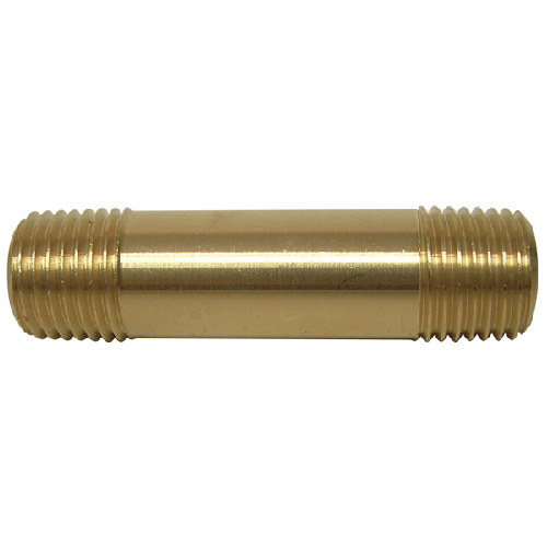 Nipple - Brass - 1/4" x 2" - MIP x MIP