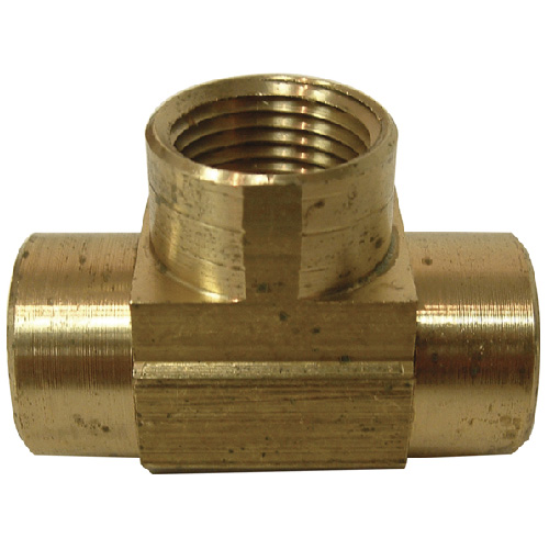 T-Fitting - Brass - 3/8" x 3/8" x 3/8" - FIP x FIP x FIP
