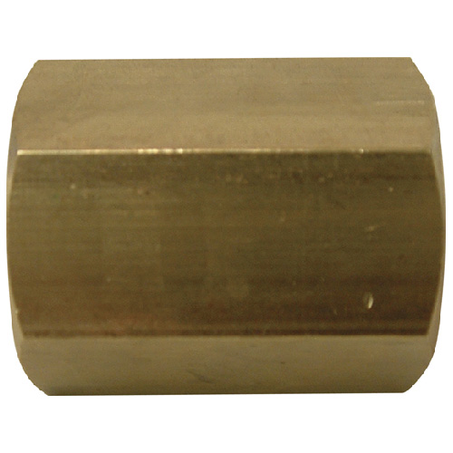 Coupling - Brass - 3/8" x 3/8" - FIP x FIP