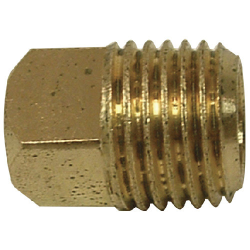 Plug - Brass - Square Head - 3/8" - MIP