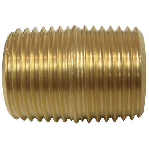 Nipple - Brass - 1/2" - MIP x MIP