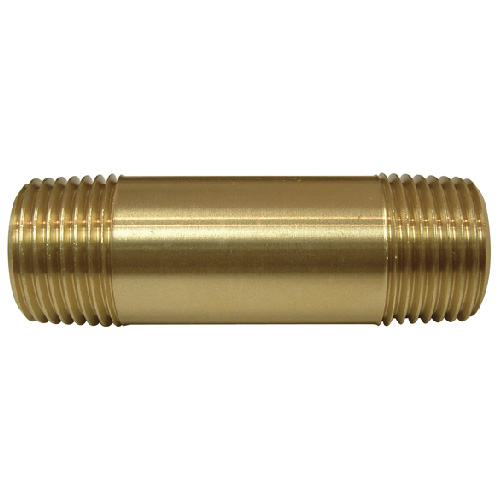 Nipple - Brass - 1/2" x 2 1/2" - MIP x MIP