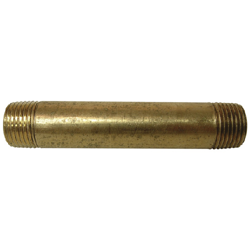 Nipple - Brass - 1/2" x 4" - MIP x MIP