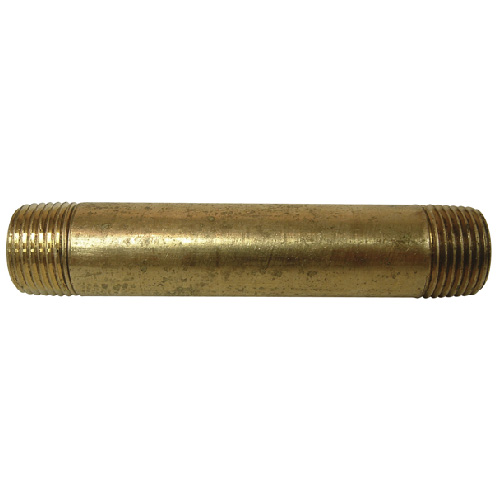 Nipple - Brass - 1/2" x 5" - MIP x MIP