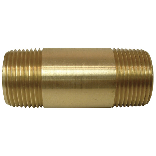 Nipple - Brass - 3/4" x 2 1/2" - MIP x MIP