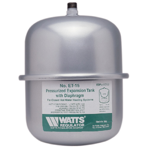 Réservoir dilatation eau non potable en ligne de 2,1 gal