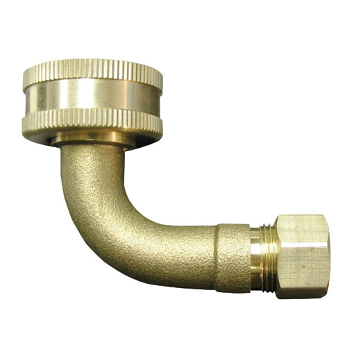 Elbow - Dishwasher - 3/8" x 3/4" - Comp x Female Hose
