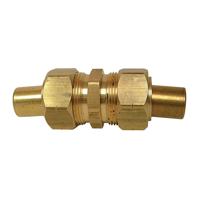 Union - Brass - 1/4" x 1/4" - Tube x Tube