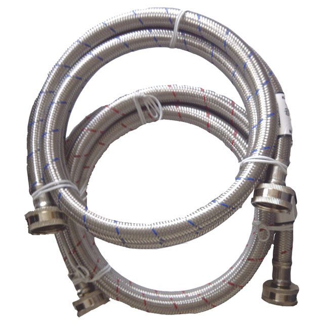 Flexible Washing Machine Hose - 2-Pack
