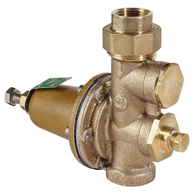 Détendeur-régulateur en laiton 3/4" femelle x 3/4" femelle