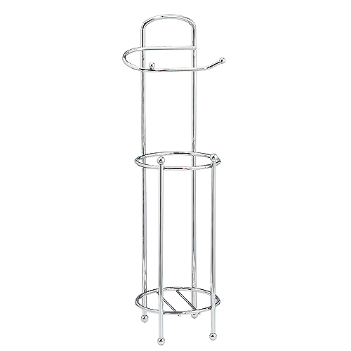 Pedestal toilet paper holder