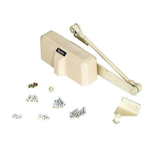 Diecast Aluminium Interior Door Closer - Cream