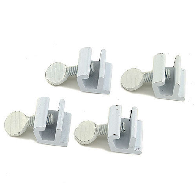 Verrou sans clé en aluminium blanc pour fenêtre coulissante