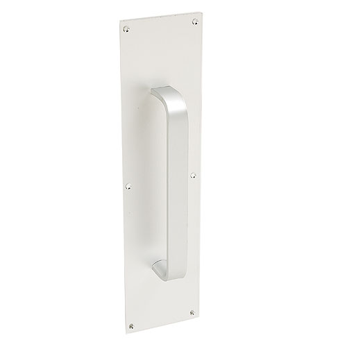 4" x 16" Aluminium Push Plate with 9" Handle