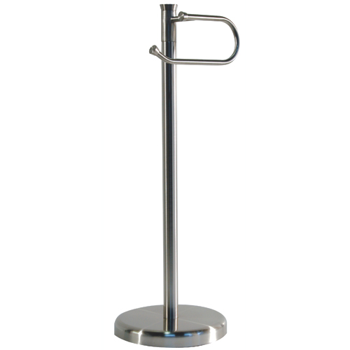 Pedestal toilet paper holder