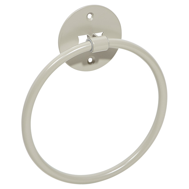 Towel Holder - "Chroma" Towel Ring - Modern Grey