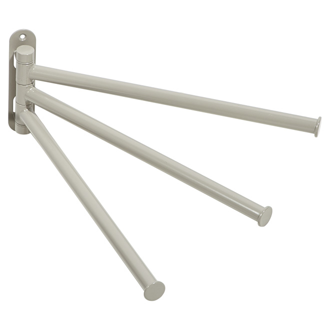 Porte-serviette triple « Chroma », gris contemporain