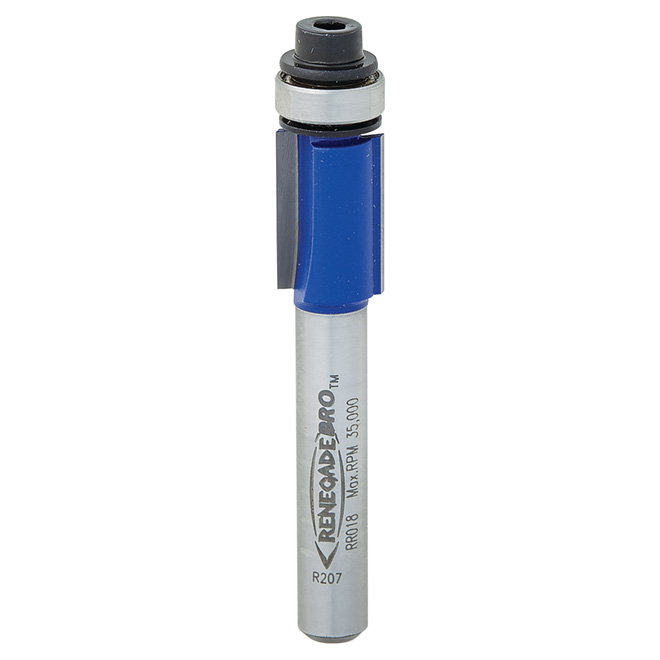 3/8" Flush Trim Router Bit, Carbide Tipped