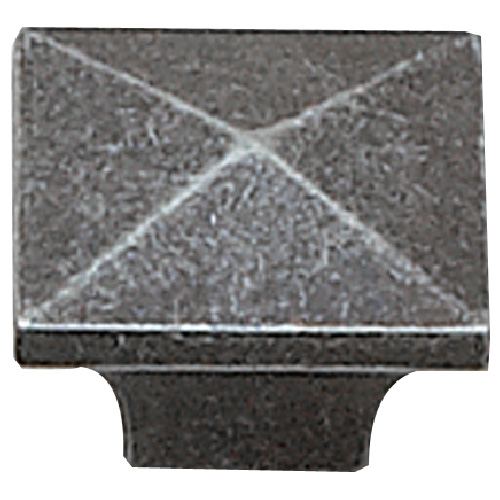 Bouton en métal fer antique