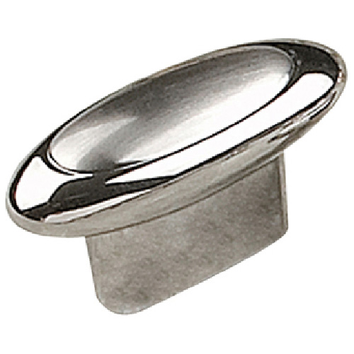 Metal Knob Chrome and Brushed Nickel