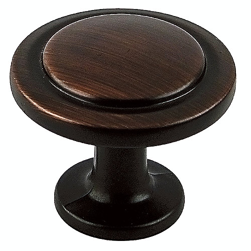 Boutons d'armoire Classique, fini laiton, 2/paquet