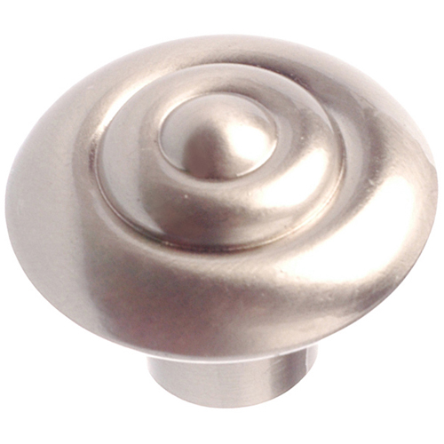Cabinet Knobs - Classic - Brushed Nickel - 10 Pack
