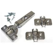 Charnière Clip Top avec plaque, angle de 120°, fer, 2/paquet