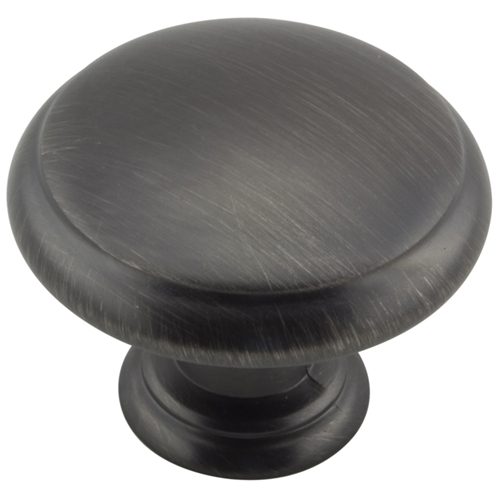 Bouton en métal nickel antique