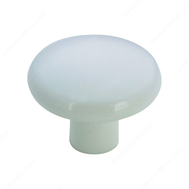 Plastic Knob White