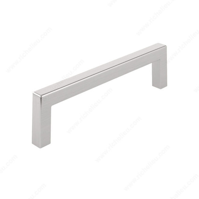 Poignée en métal nickel brossé