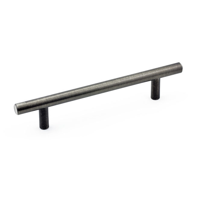 Poignée en métal nickel antique