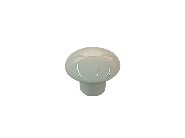 Bouton en céramique blanc