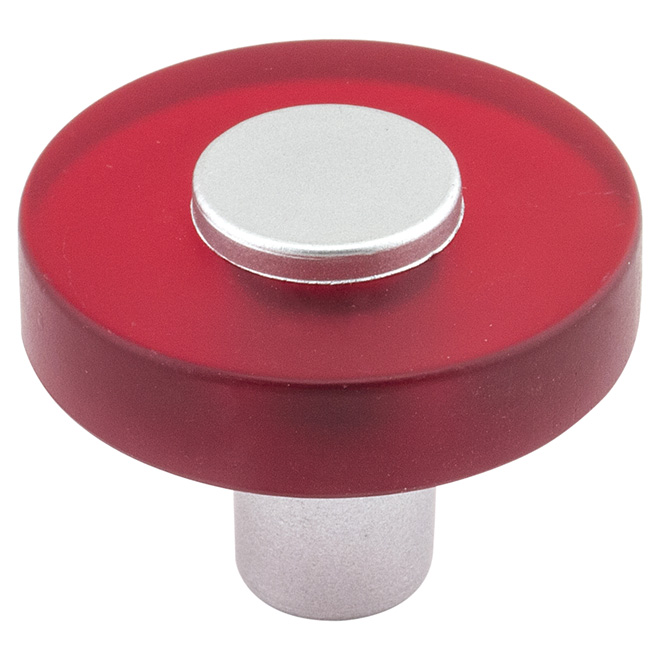 Bouton « contemporain » en plastique