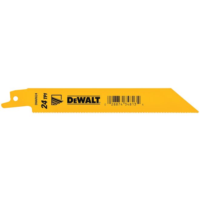 Bi-Metal Reciprocating Blades - 6" - 24 TPI