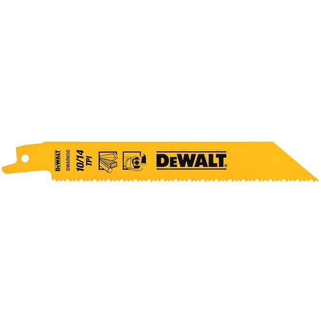 Bi-Metal Reciprocating Blades - 6" -10-14 TPI
