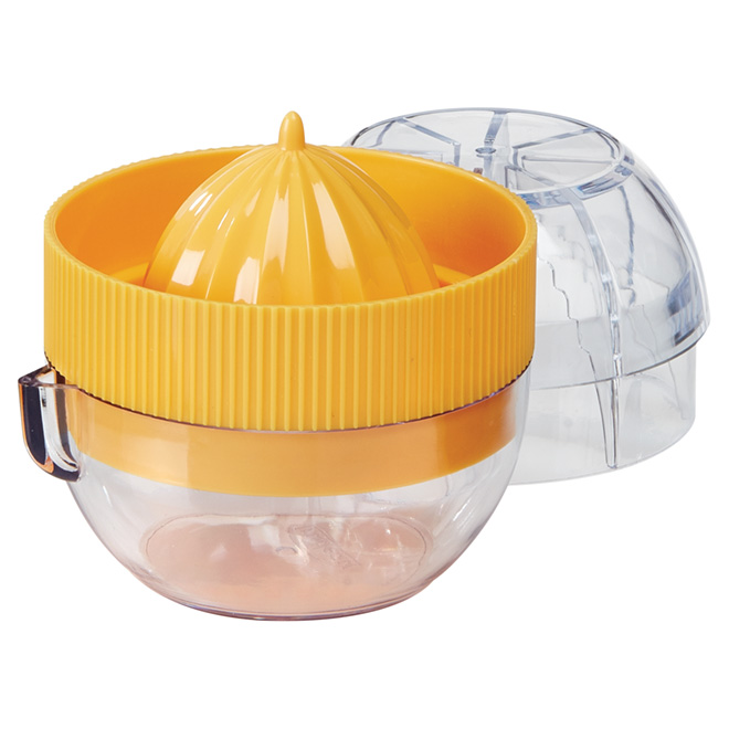 Presse-agrumes, 1/3 tasse, plastique, jaune