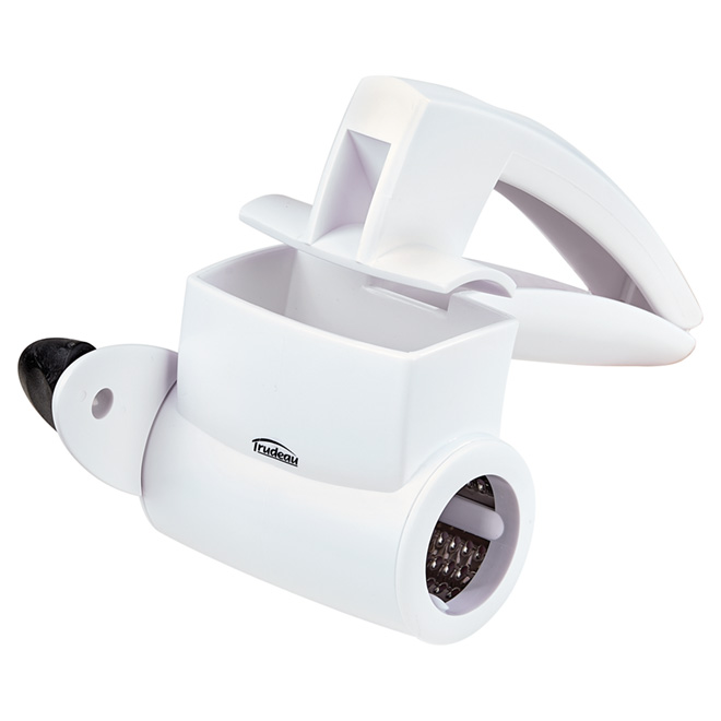 Rotary Cheese Grater - ABS Plastic - White