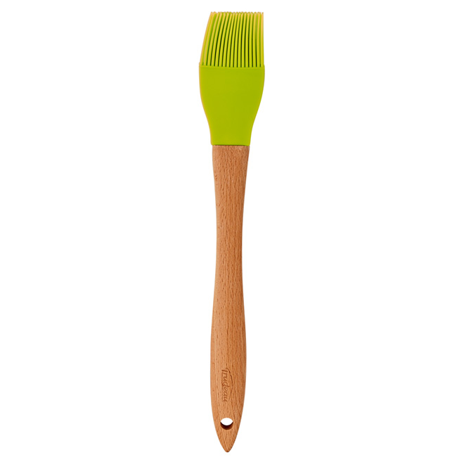 Silicone/Wood Pastry Brush - 30cm - Green