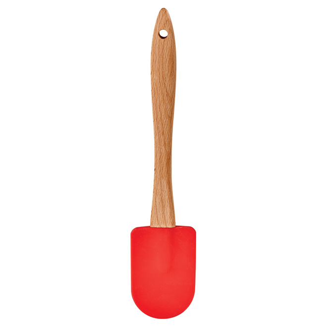 Spoon Spatula - Silicone/Wood - 30 cm - Red