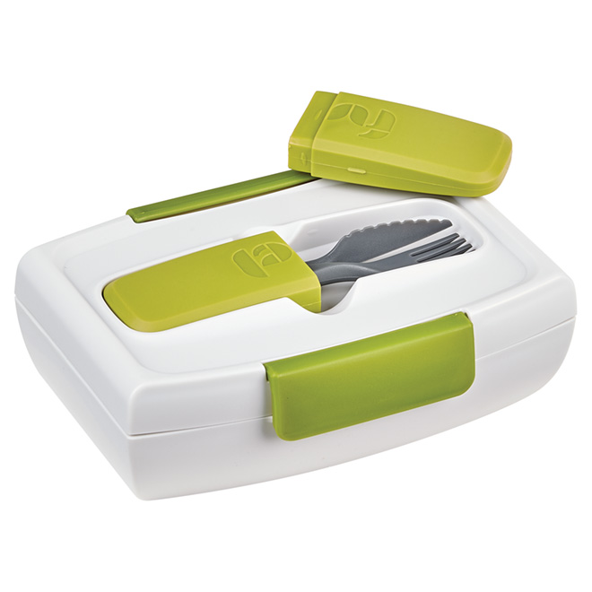 Lunch Container with Cutlery - 1 L - Green