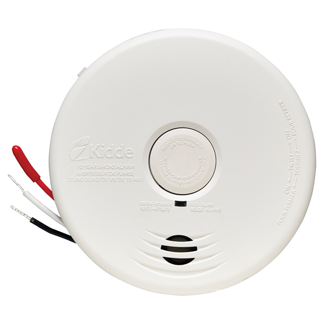 Avertisseur de fumée à raccordement fixe, 120 V