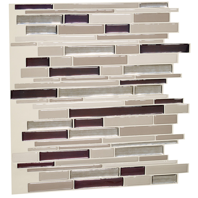 Tuile mosaïque adhésive