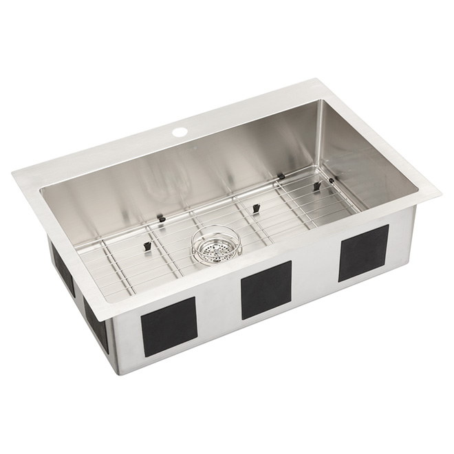 Single Sink - Stainless Steel - Top/Under - 31"