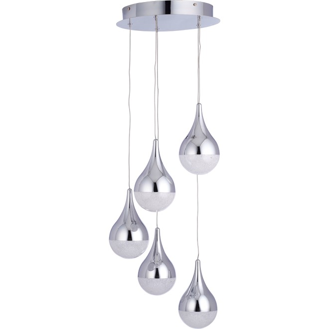 Luminaires couleur chrome